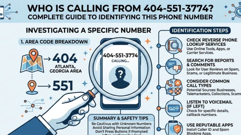 Who Is Calling from 404-551-3774? Complete Guide to Identifying This Phone Number 404-551-3774