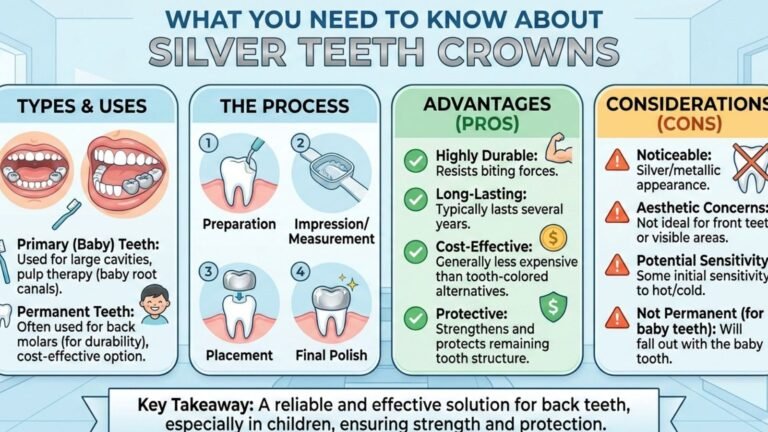 What You Need to Know About Silver Teeth Crowns Silver Teeth Crowns